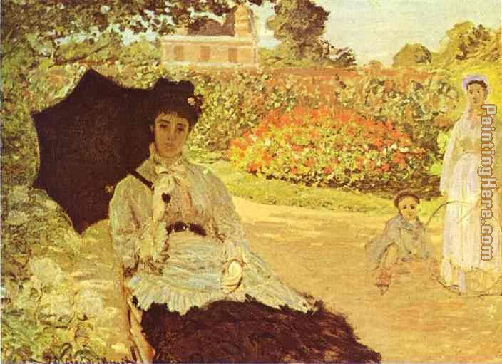 Claude Monet Camille Monet in the Garden